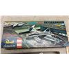Image 3 : Aurora USS Forrestal Aircraft Carrier and Revell Douglas A3D Skywarrior Model Kits