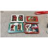 Image 2 : Coca-Cola Collectibles Including Nostalgia Playing Cards, 7UP Cans, Coke Is It Sign, Tins