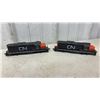 Image 4 : HO Scale Model Train Lot: Locomotives, CP Rail and CN Freight Cars, Track