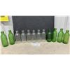 Image 1 : 12 Vintage 1960s/79s Throwaway 7-Up and Pepsi-Cola, No Deposit, No Return Embossed Soda Drink