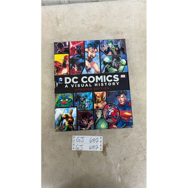 DC Comics A 2015 Visual History Updated Version Hardcover with Slipcase and Included 2 Glossy Art