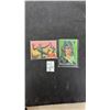 Image 1 : Cat woman 1966 Batman Topps #27 Sinister Smile and A Batman 1966 Topps Landing A Bug One 11A