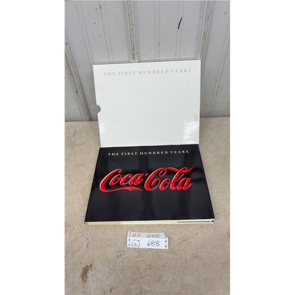 Limited Edition Art Book Of A 1986 Coca-Cola “The First Hundred Years”, Coffee Book In Slip-Case