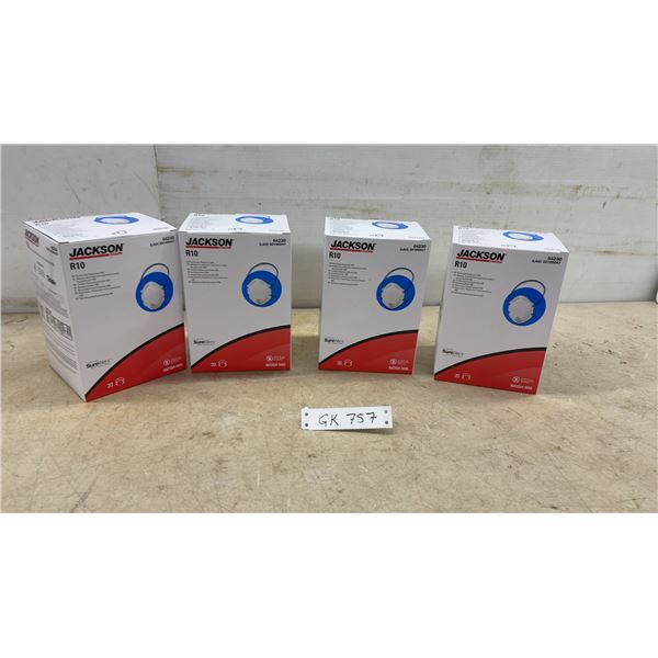 Jackson Safety R10 Particulate Respirator N95, Model 64230, 4 Boxes of 20