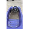 Image 5 : Purple Welch's Soft Drinks Branded Children's Stock Car Style Pedal Car