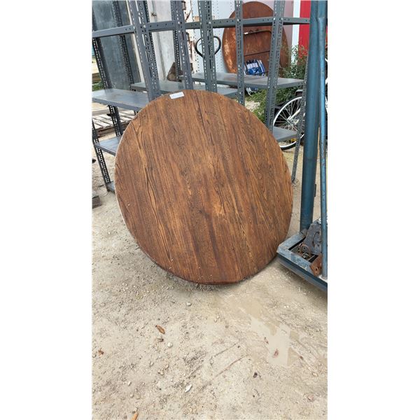 Oak Round Table Top, 45” Diameter
