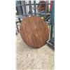 Image 1 : Oak Round Table Top, 45” Diameter