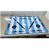 Image 1 : New Football Mat with Numbered Training Zones, 26 × 36” and Pair of White Grip Socks