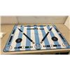 Image 3 : New Football Mat with Numbered Training Zones, 26 × 36” and Pair of White Grip Socks