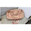 Image 3 : New Lacdo Quilted Laptop Bag, Pink Weekender Duffel, Color-Block Handbag