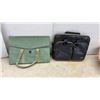 Image 4 : New Lacdo Quilted Laptop Bag, Pink Weekender Duffel, Color-Block Handbag