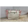 Image 7 : New Lacdo Quilted Laptop Bag, Pink Weekender Duffel, Color-Block Handbag