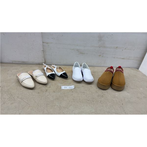Assortment of New Women's Shoes Including Mules, Slingbacks, Hawkwell Bliss Slip-Ons