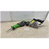 Image 1 : Kawasaki 21.6V Cordless Reciprocating Saw and Circular Saw, 1 Battery, No Charger