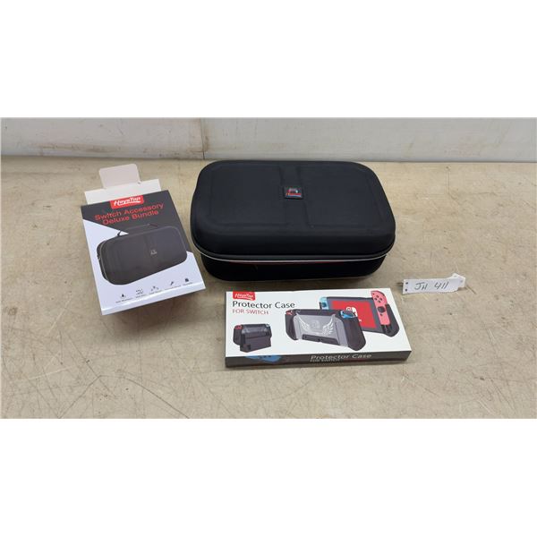 New HeysTop Switch Accessory Deluxe Bundle with Protector Case, Steering Wheels, Grips
