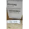 Image 1 : Rovogo Wall Mount Bathroom Sink Faucet with Rectangular Spout and Rough-in Valve, New, Sealed Box