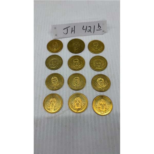 1996-97 Pinnacle Mint Collection Limited Edition NHL Hockey Tokens, Gretzky, Sakic and More, 12