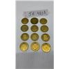 Image 1 : 1996-97 Pinnacle Mint Collection Limited Edition NHL Hockey Tokens, Gretzky, Sakic and More, 12