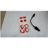 Image 4 : Skullcandy Method 360 ANC Wireless Earbuds in Red with Charging Case, Cable, Tips
