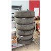 Image 1 : Six Trailer Tires, 235/80 R16