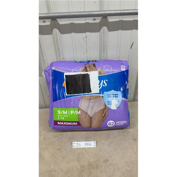 Sealed Pack of 42 Women’s Underwear Size S-M