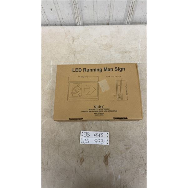 LED Exit Sign - New or Store Return