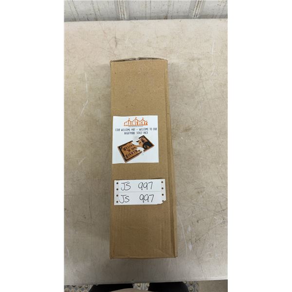 “Welcome to Our Nightmare” Halloween Door Mat - New Or Store Return