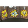 Image 10 : Hand-Painted Winnipeg Jets Themed Leather Bomber Flight Jacket, Size Large