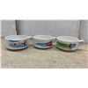 Image 2 : Campbell's Soup Kids Ceramic Soup Bowls with Handles and Mug, Set of 7