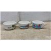 Image 3 : Campbell's Soup Kids Ceramic Soup Bowls with Handles and Mug, Set of 7