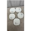 Image 13 : Vintage Ceramic Elephant Cookie Jar, Wood Serving Tray, Milk Glass Mugs and Platter, Shell Pot