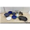 Image 1 : Tupperware Microwave Cookware Set, Presto Griddle, New Salt and Pepper Set, Mugs