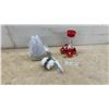 Image 1 : New, Perky-Pet 210B 16 Oz. Red Hummingbird Feeder and White Toilet Brush Set