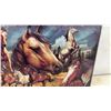 Image 3 : American Expedition Tempered Glass Cutting Board, Mustang "Explore and Discover" Artwork, 10 × 17”
