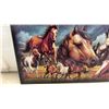 Image 4 : American Expedition Tempered Glass Cutting Board, Mustang "Explore and Discover" Artwork, 10 × 17”