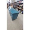 Image 3 : Blue Painted Dresser with 6 Drawers and Wooden Knobs 32”×54”×20”