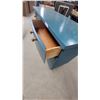 Image 7 : Blue Painted Dresser with 6 Drawers and Wooden Knobs 32”×54”×20”