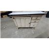 Image 10 : Barnet Renfrew Canada Hoosier Cabinet with Enamel Top and 3-Drawer Base