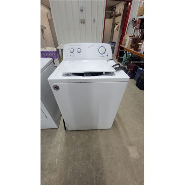 Amana Top-Load Washer with Water Level and Wash Temperature Controls