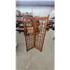 Image 1 : Two-Panel Wooden Room Divider Screen 70”×40”