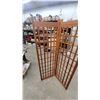 Image 2 : Two-Panel Wooden Room Divider Screen 70”×40”
