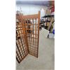 Image 3 : Two-Panel Wooden Room Divider Screen 70”×40”