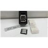 Image 1 : Nixon "The Banks" Stainless Steel Wristwatch with Black Dial, Extra Links, and Manual