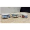Image 3 : Six Campbell's Soup Ceramic Bowls with Outdoor Recreation Scenes and Chef Spoon Rest