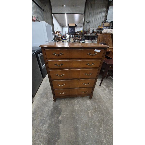 French Provincial Style Tall Chest of Drawers. 47”×36”×19” mcm