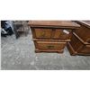 Image 2 : Pair of Oak Nightstands with Two Drawers Each. 24”×24”×18”
