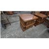 Image 5 : Pair of Oak Nightstands with Two Drawers Each. 24”×24”×18”