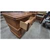 Image 8 : Pair of Oak Nightstands with Two Drawers Each. 24”×24”×18”