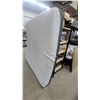 Image 2 : King Mattress with Blue Trim and Quilted with box spring
