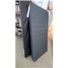 Image 6 : King Mattress with Blue Trim and Quilted with box spring